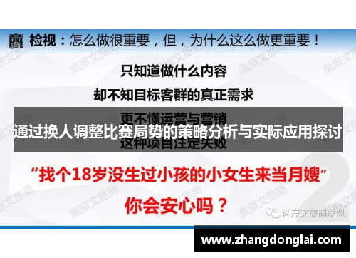 通过换人调整比赛局势的策略分析与实际应用探讨